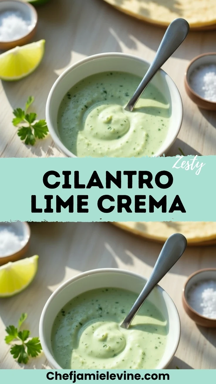 cilantro lime crema recipe