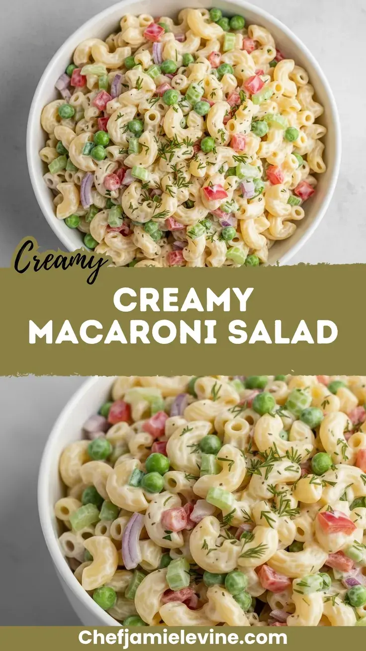 creamy macaroni salad recipe
