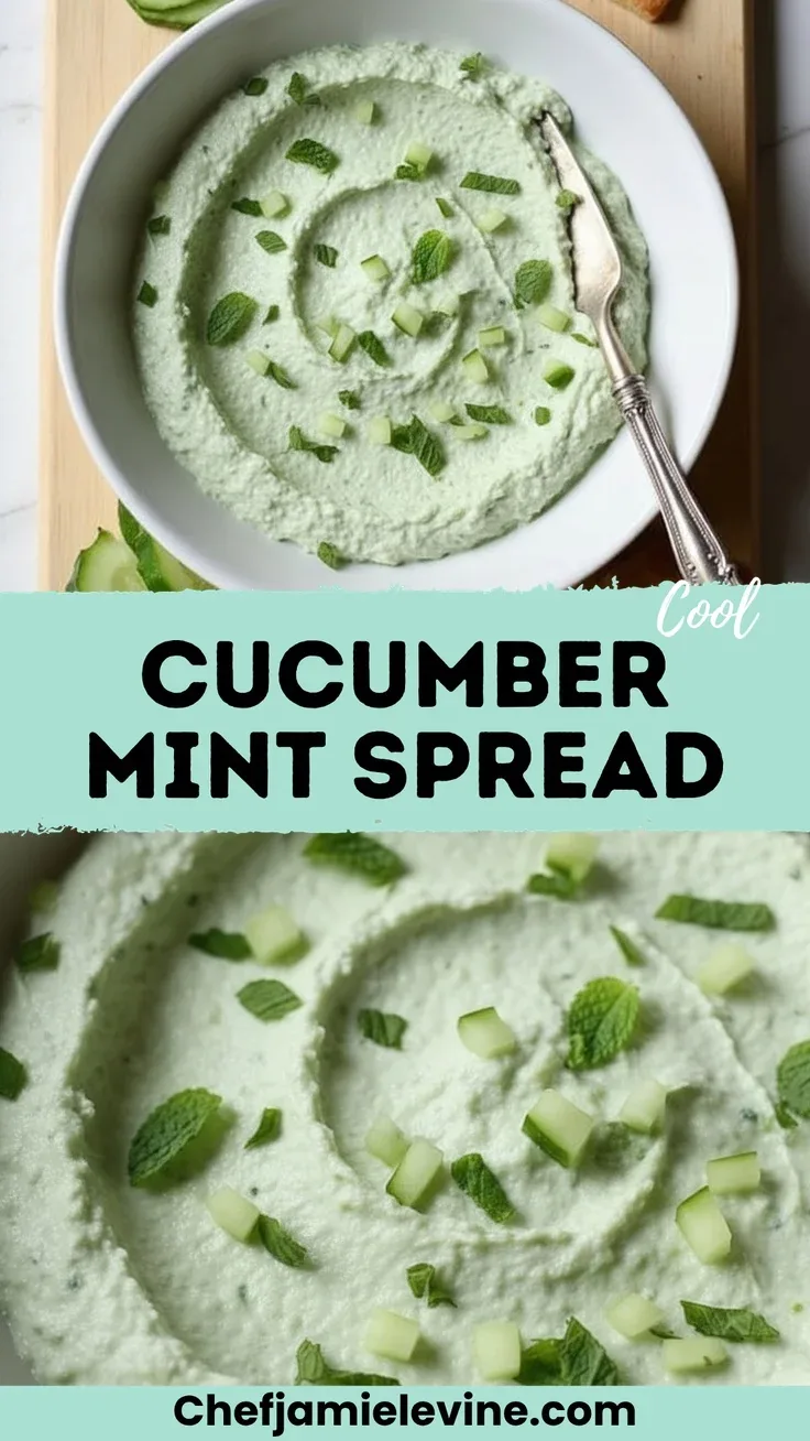 Cucumber Mint Spread Recipe Cucumber Mint Spread