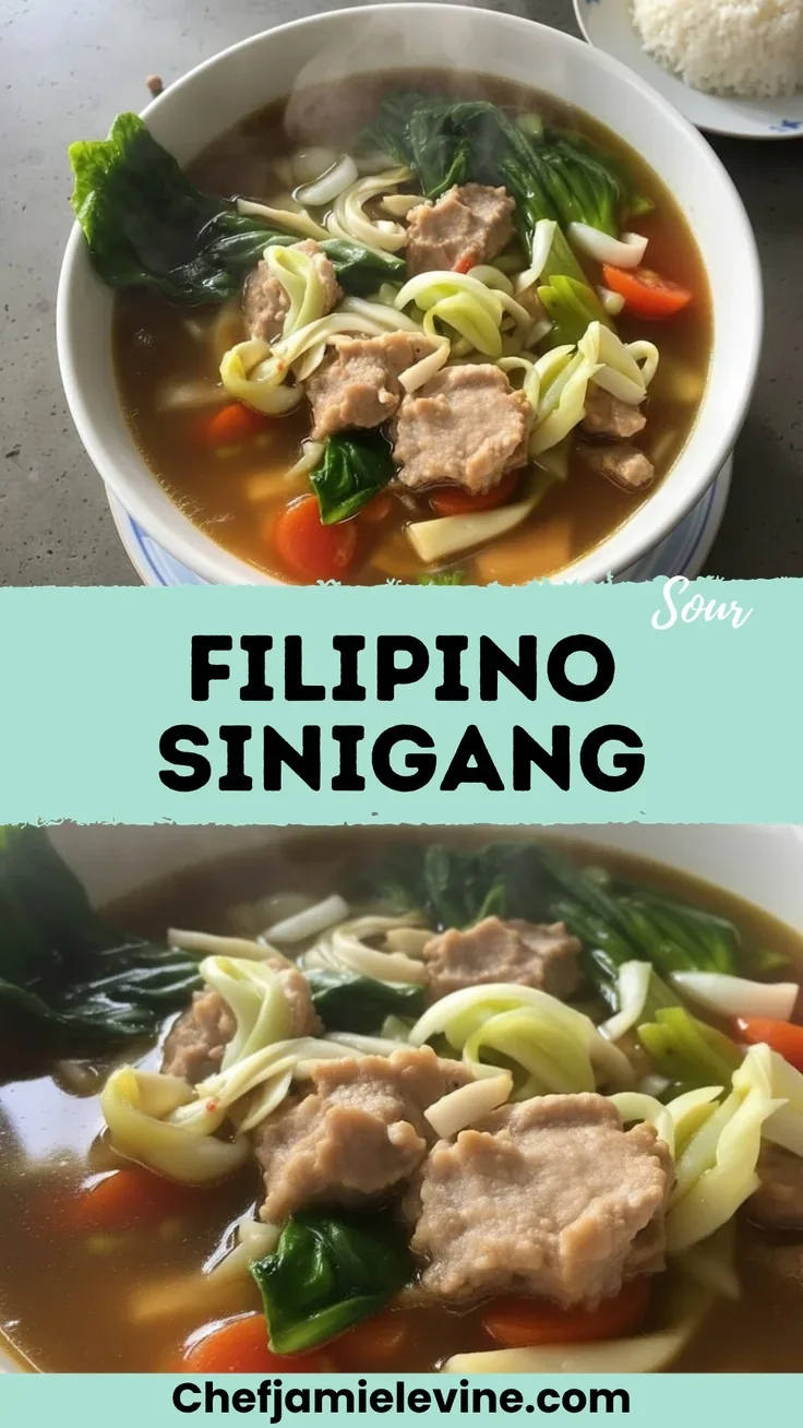 Comforting Filipino Sinigang Recipe for Soul-Warming Meals Filipino Sinigang