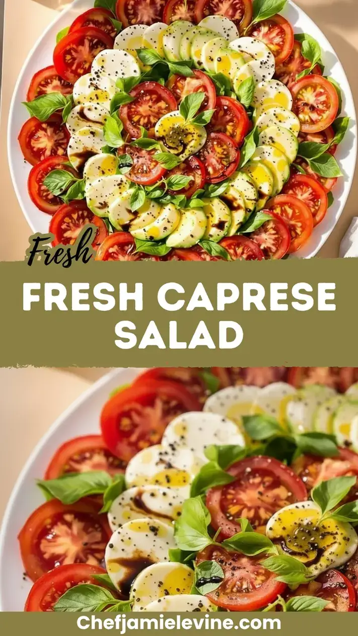 Fresh Caprese Salad Recipe for Summer Bliss Fresh Caprese Salad