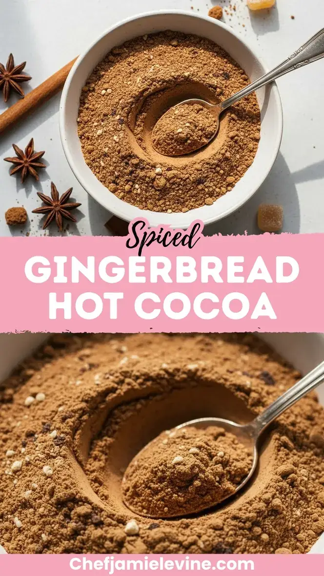 Gingerbread Hot Cocoa Mix Recipe Gingerbread Hot Cocoa