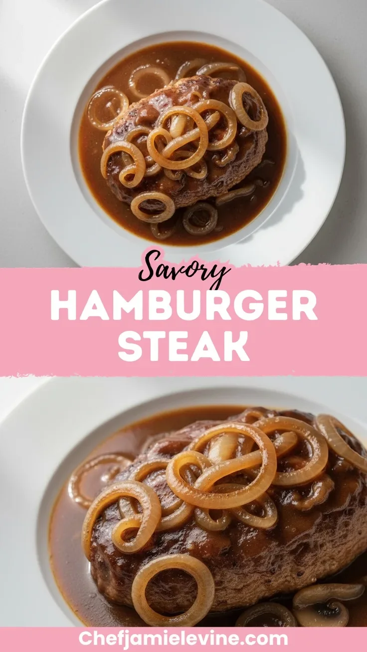 Comfort Hamburger Steak Recipe With Rich Gravy Hamburger Steak