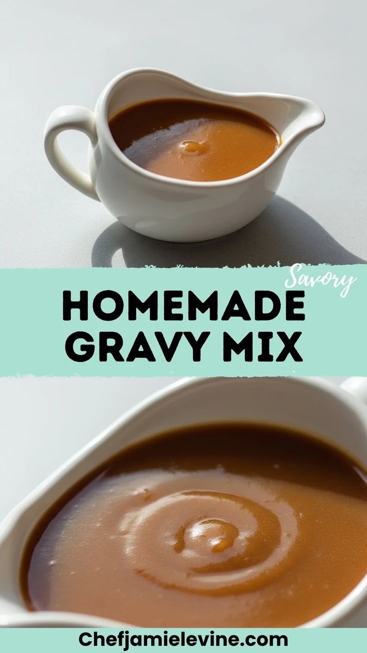 homemade gravy mix recipe