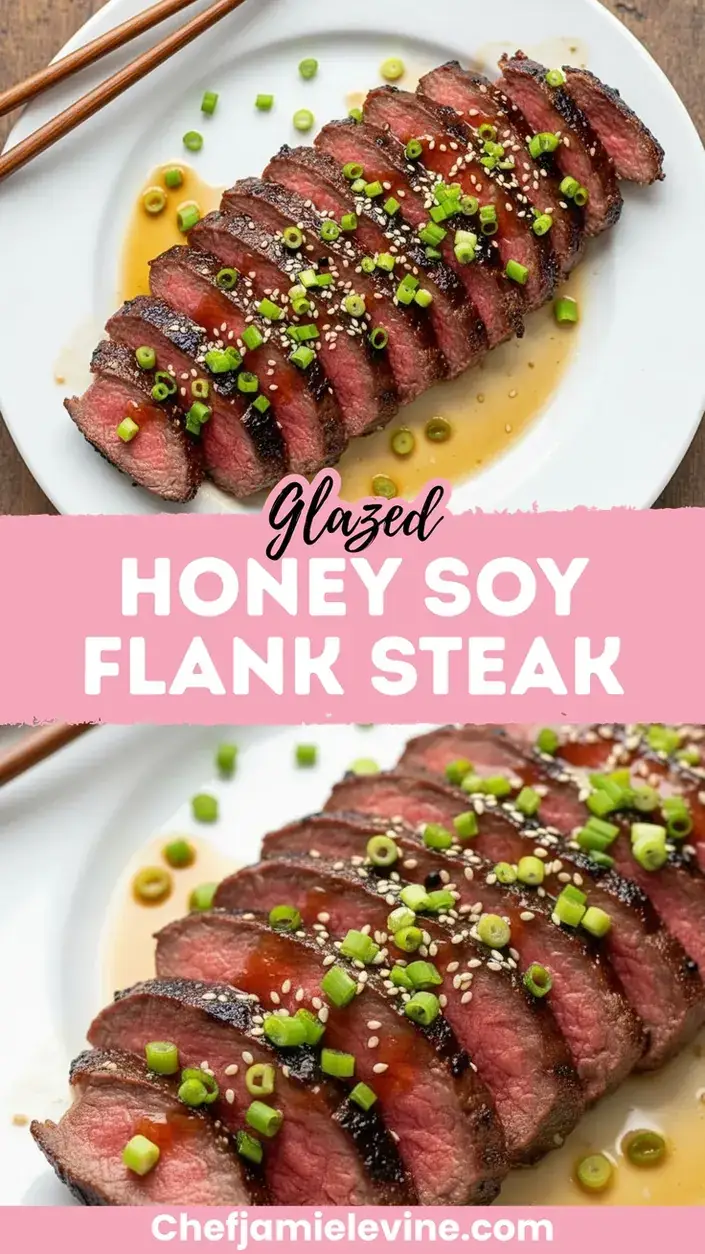 Honey Soy Glazed Flank Steak Recipe Honey Soy Flank Steak