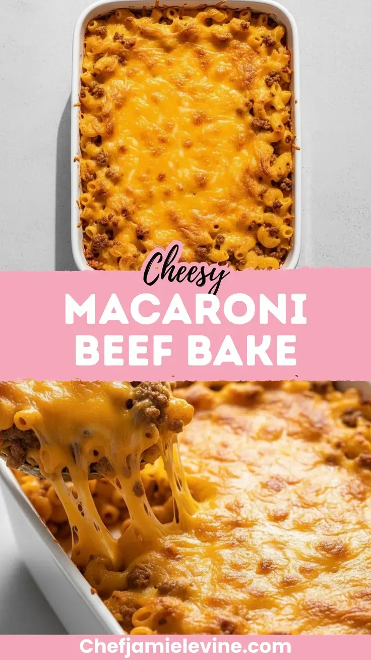 Cheesy Macaroni Beef Bake Recipe for Comfort Macaroni Beef Bake