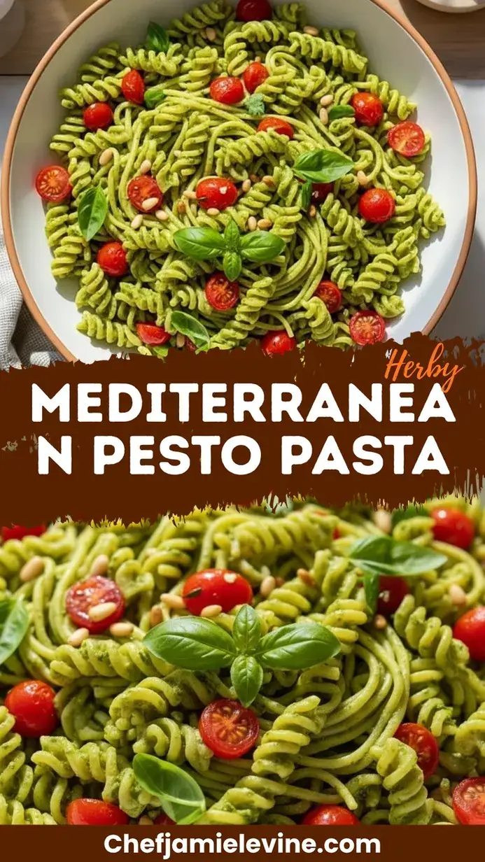 Mediterranean Pesto Pasta
