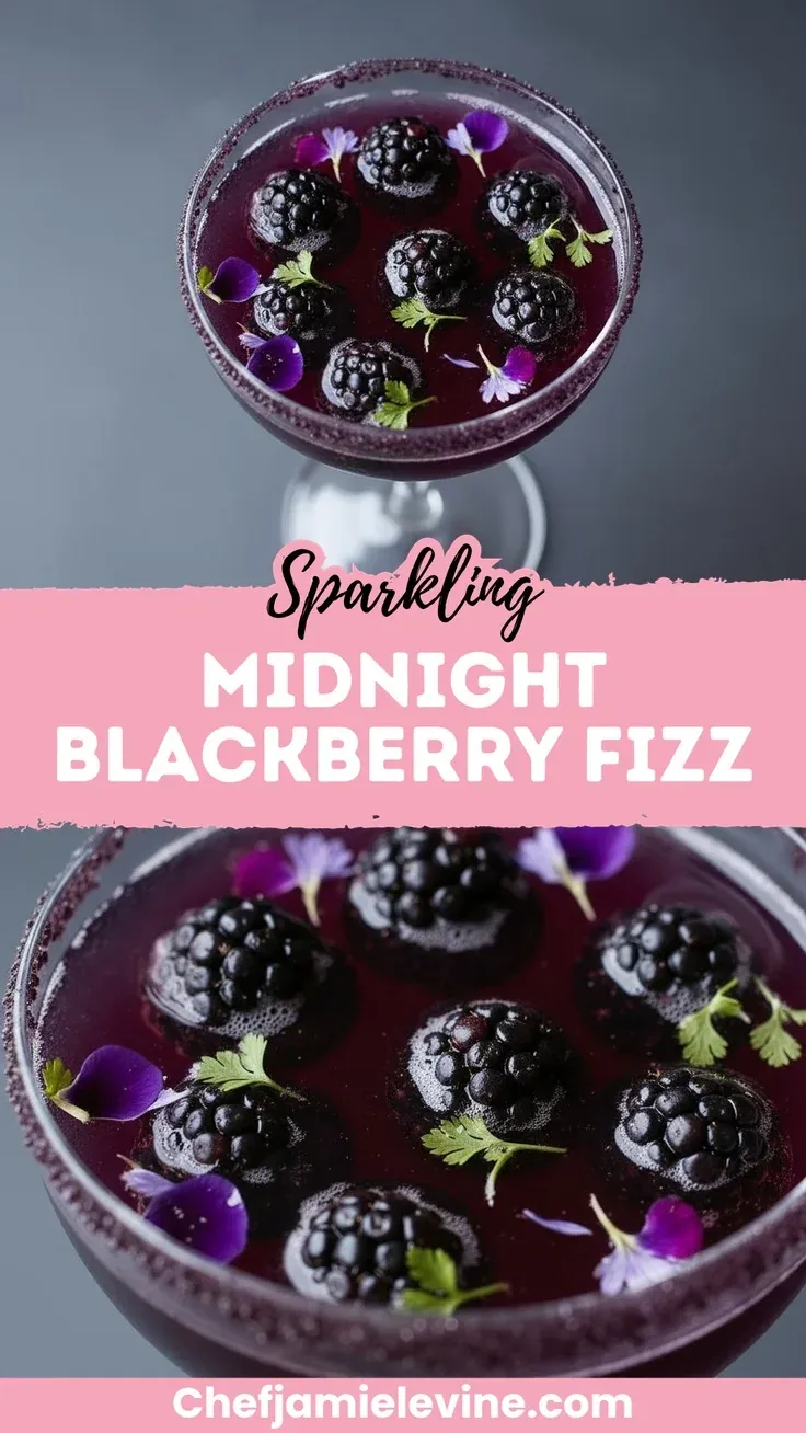 Midnight Blackberry Fizz