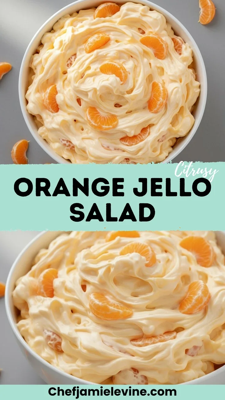 Creamy Orange Jello Salad Recipe Worth Celebrating Orange Jello Salad