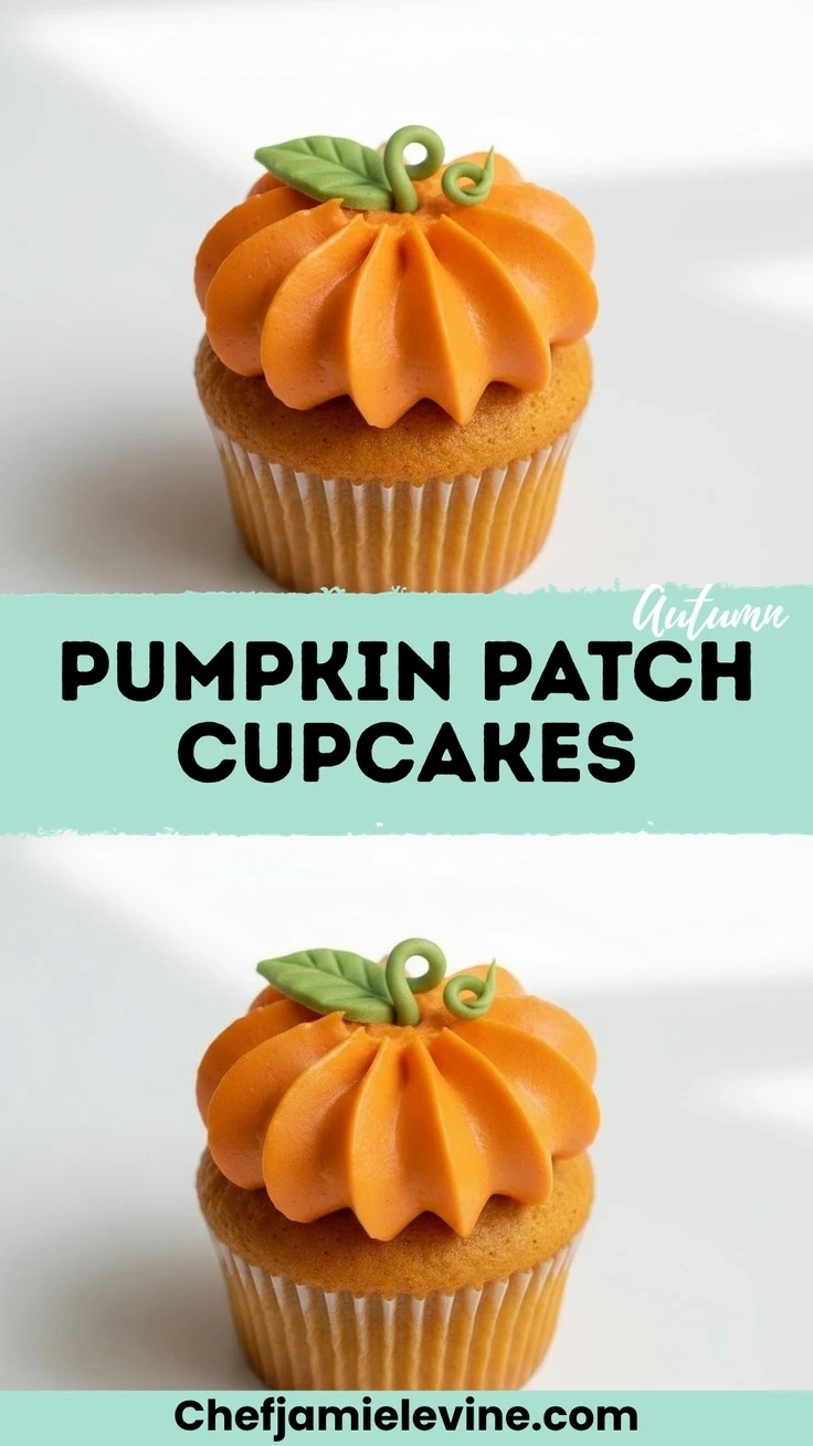 pumpkin patch cupcake decorating