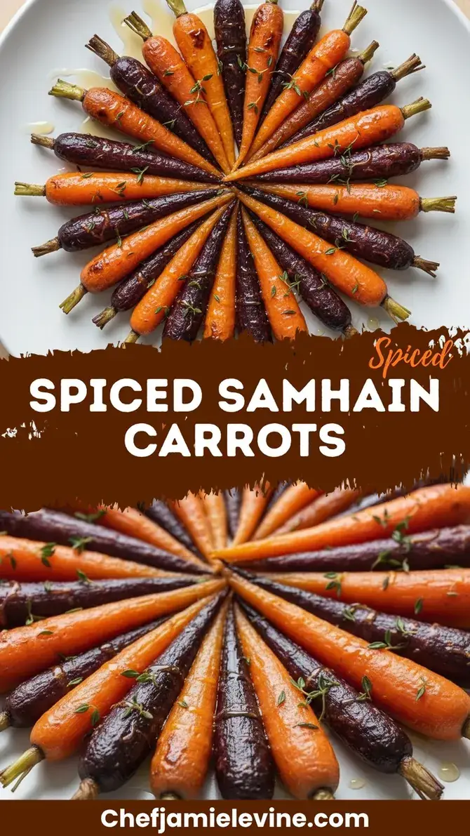 Spiced Samhain Carrots Recipe for Halloween Magic Spiced Samhain Carrots