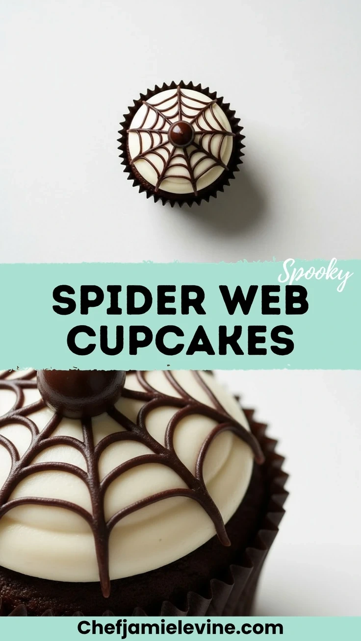 Spider Web Cupcakes Recipe Spider Web Cupcakes