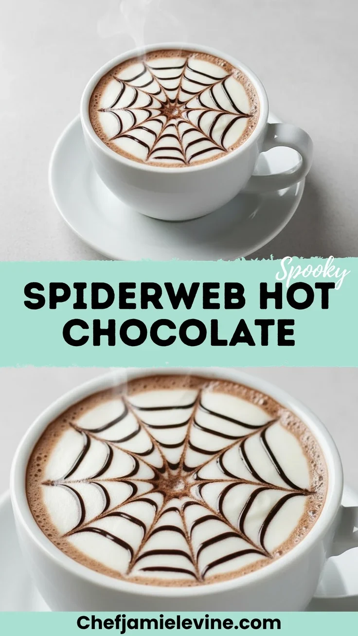 Spiderweb Hot Chocolate Recipe Spiderweb Hot Chocolate