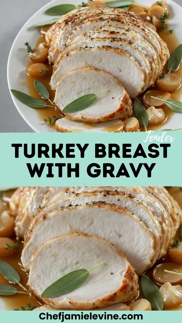 Turkey Breast with Gravy