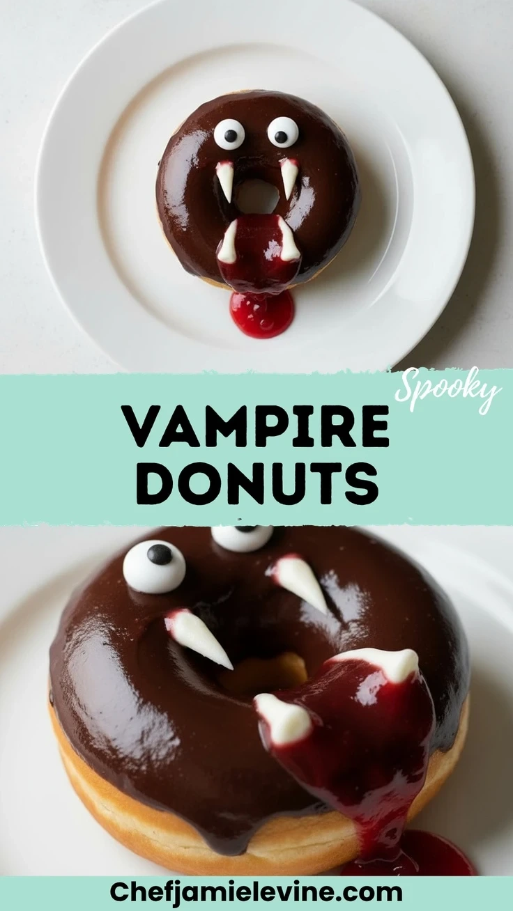 vampire donuts with teeth