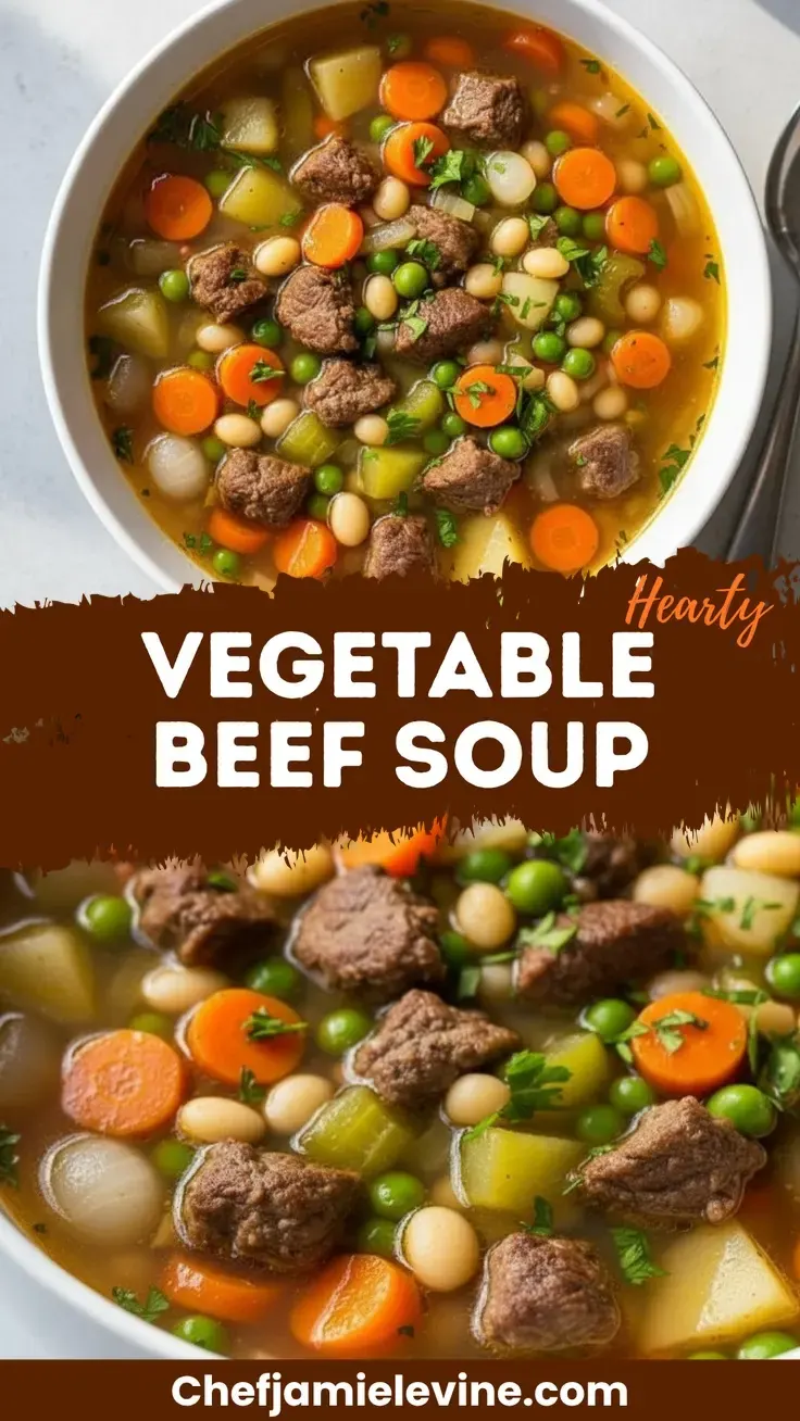 Hearty Vegetable Beef Soup Recipe for Comfort Vegetable Beef Soup
