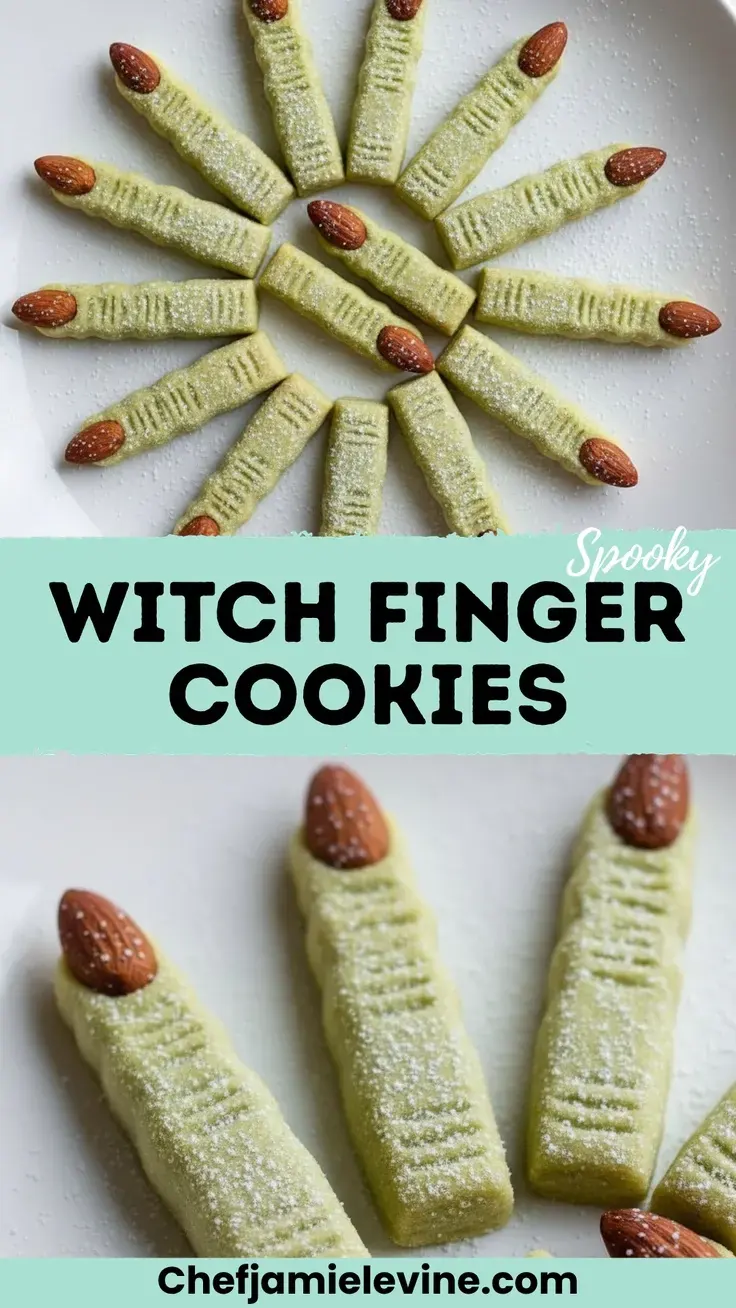 eerie witch s fingers cookies