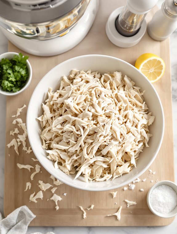 quick easy shredded chicken