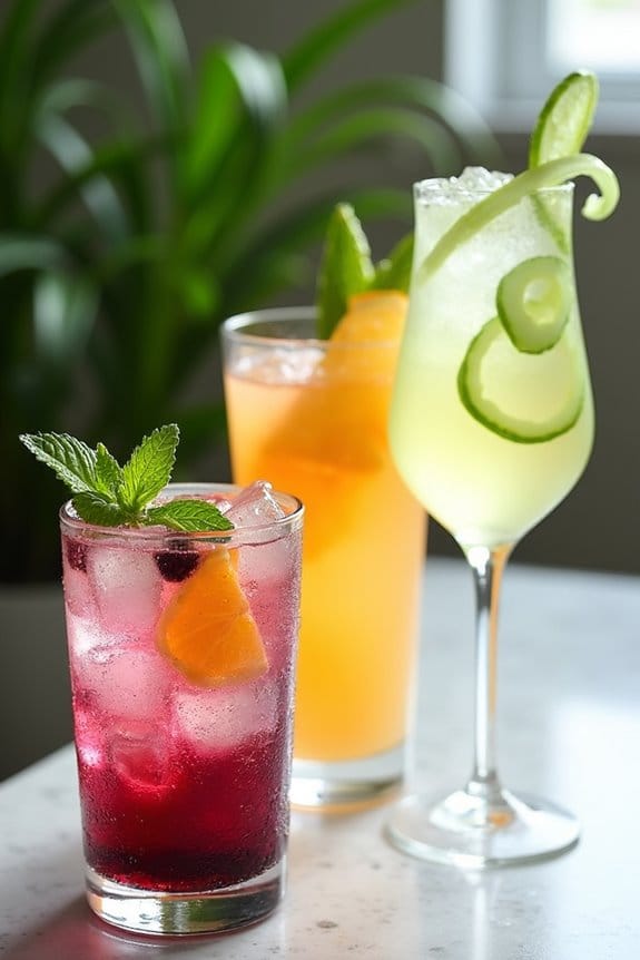 refreshing fruit based mocktails