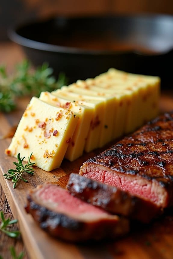 roasted garlic bacon butter