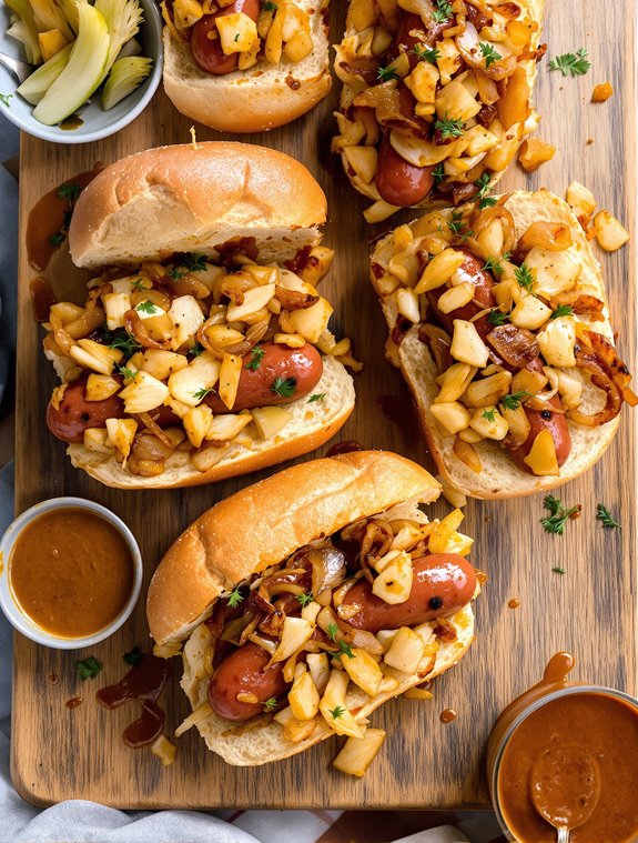 sausages grilled with fennel