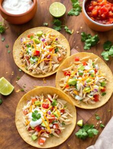 savory chicken tacos recipe