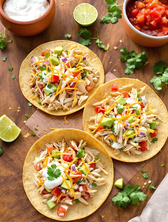 savory chicken tacos recipe