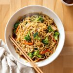 savory chicken teriyaki noodles