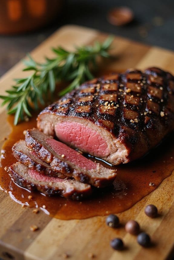simple bourbon brown sugar marinade