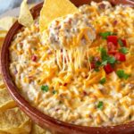 sour cream chicken enchilada dip