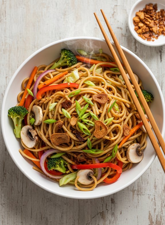 aromatic garlic noodles recipe