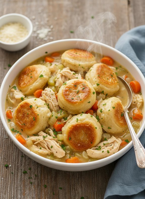creamy chicken and dumplings