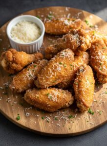 crispy garlic parmesan wings