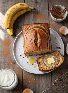 delicious cinnamon banana bread