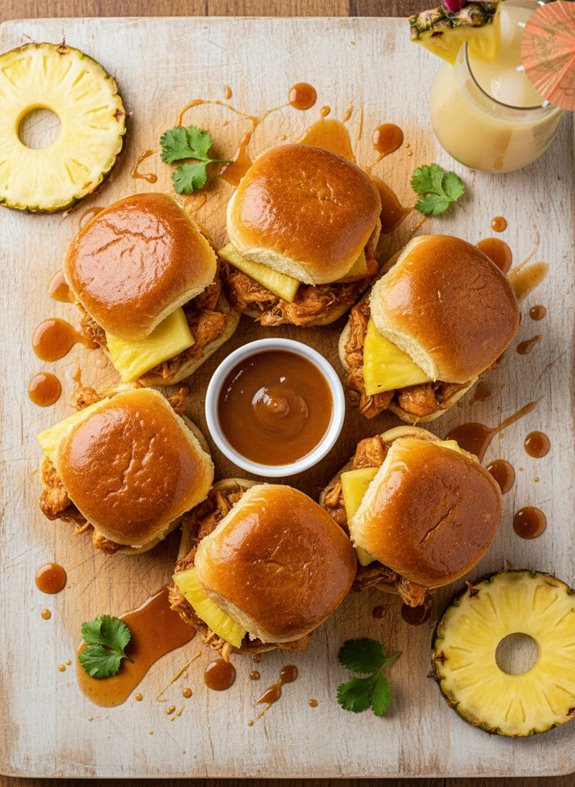 hawaiian chicken slider recipe