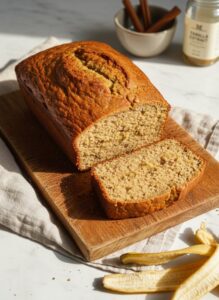 healthy plant based banana bread