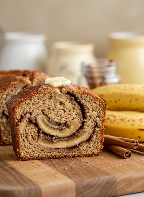 heavenly cinnamon banana bread