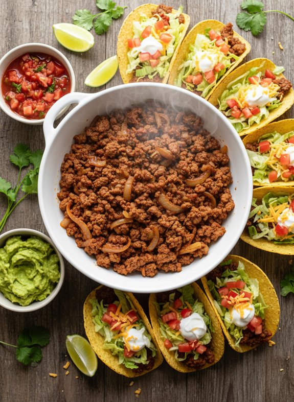 homemade flavorful taco meat