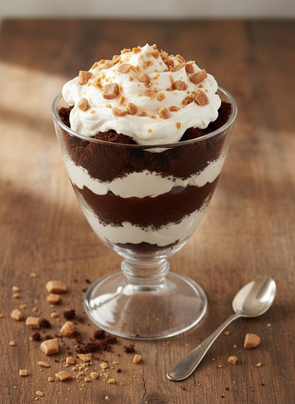 indulgent chocolate dessert layering