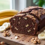 moist chocolate banana bread