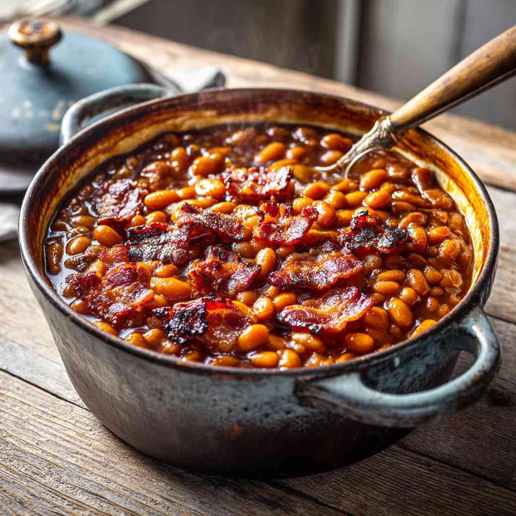 Brown Sugar Baked Beans with Bacon variations