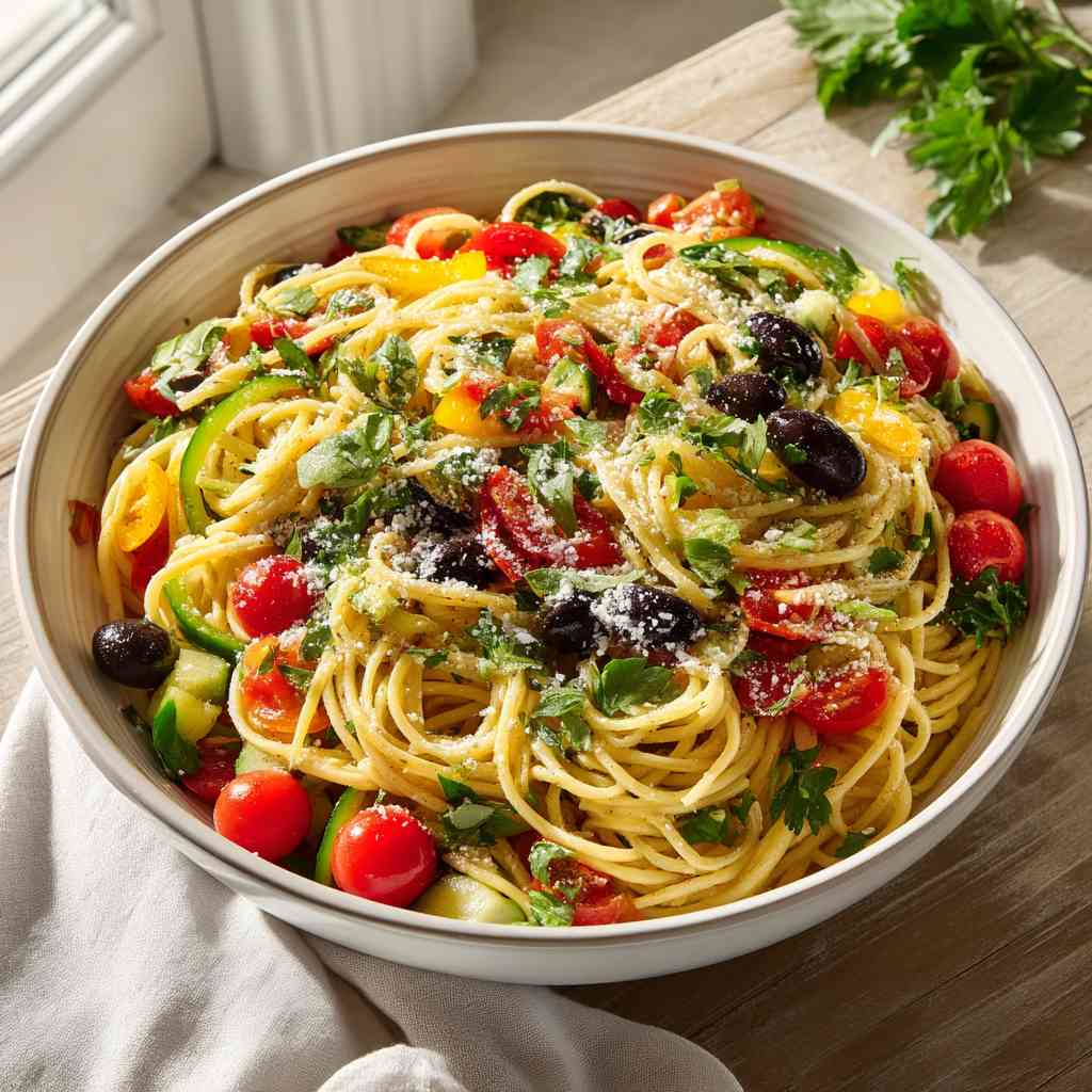 California Spaghetti Salad variations