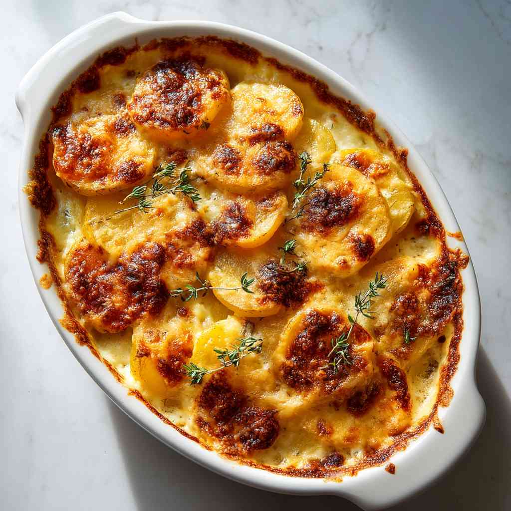 Cheesy Potatoes Au Gratin variations