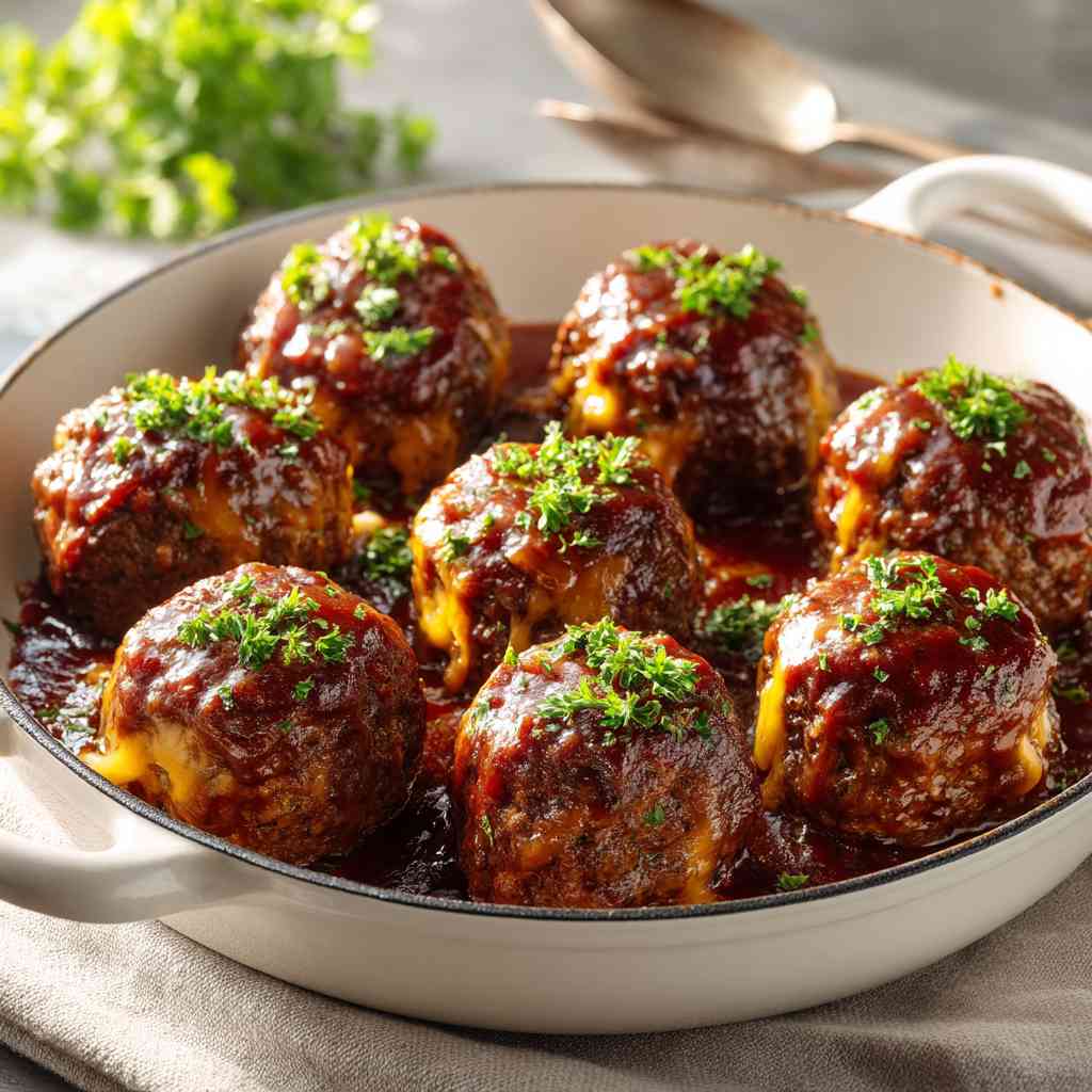 Cheesy Stuffed Meatloaf Bites variations