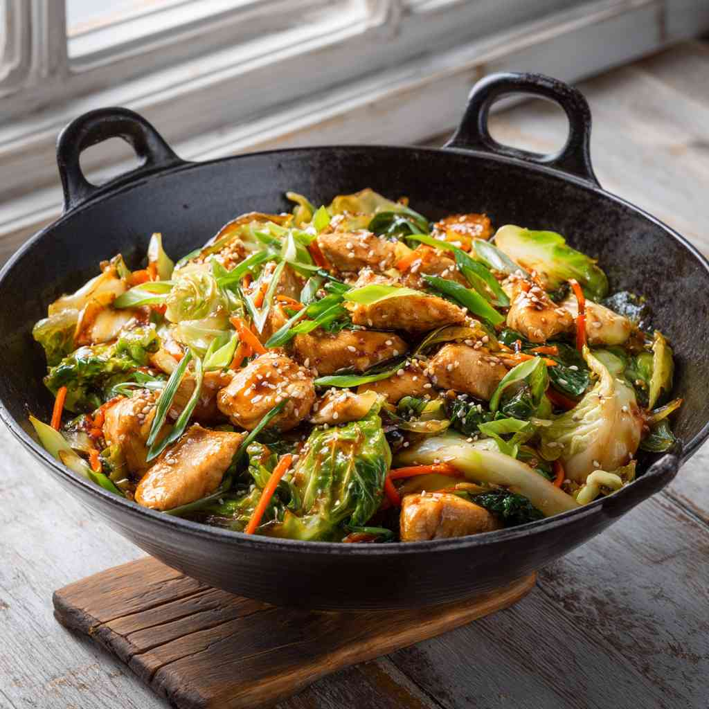 Chinese Chicken Cabbage Stir Fry variations