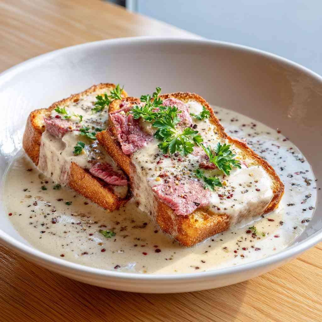 Creamed Chipped Beef on Toast variations