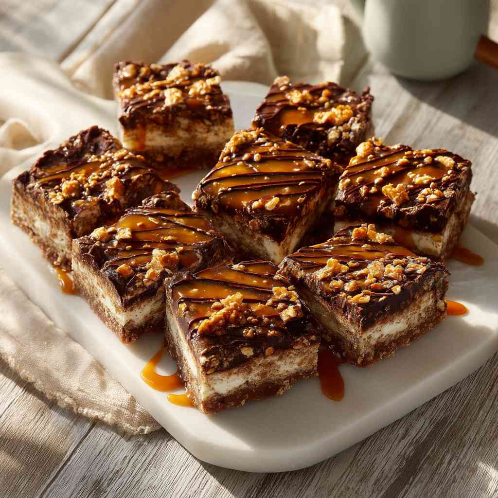 No Bake Salted Caramel Pretzel Bars variations