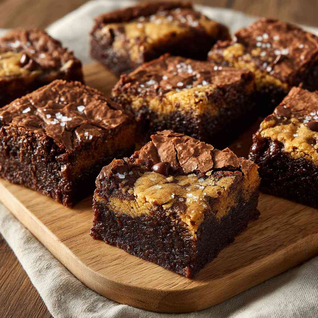 Peanut Butter Stuffed Brookies variations