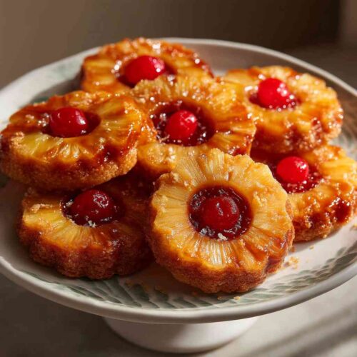 Pineapple Upside Down Sugar Cookies - Chef Jamie Levine - Delicious Recipes