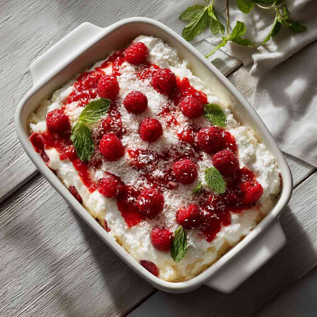 Raspberry Zinger Poke Cake variations